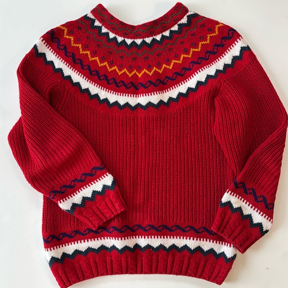 Vintage Fair Isle Sweater